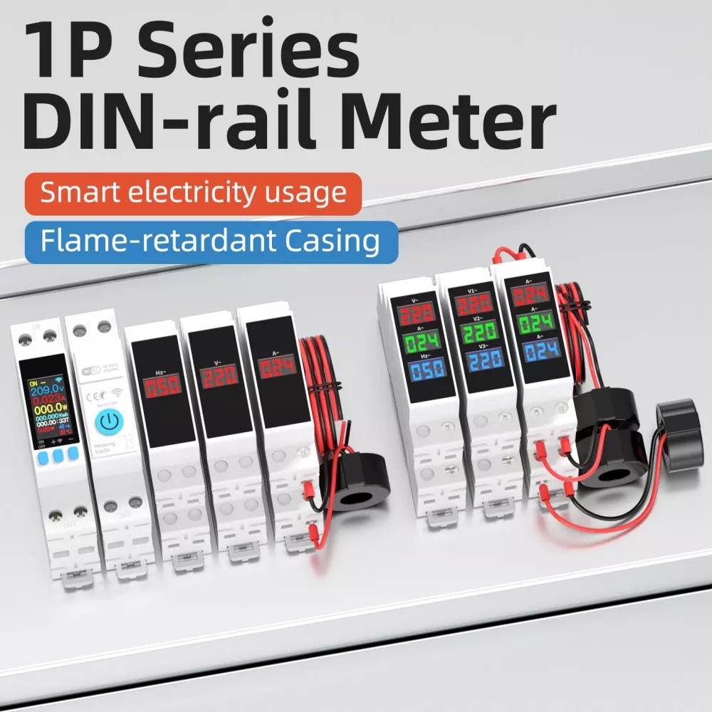 1P DINレールメーター