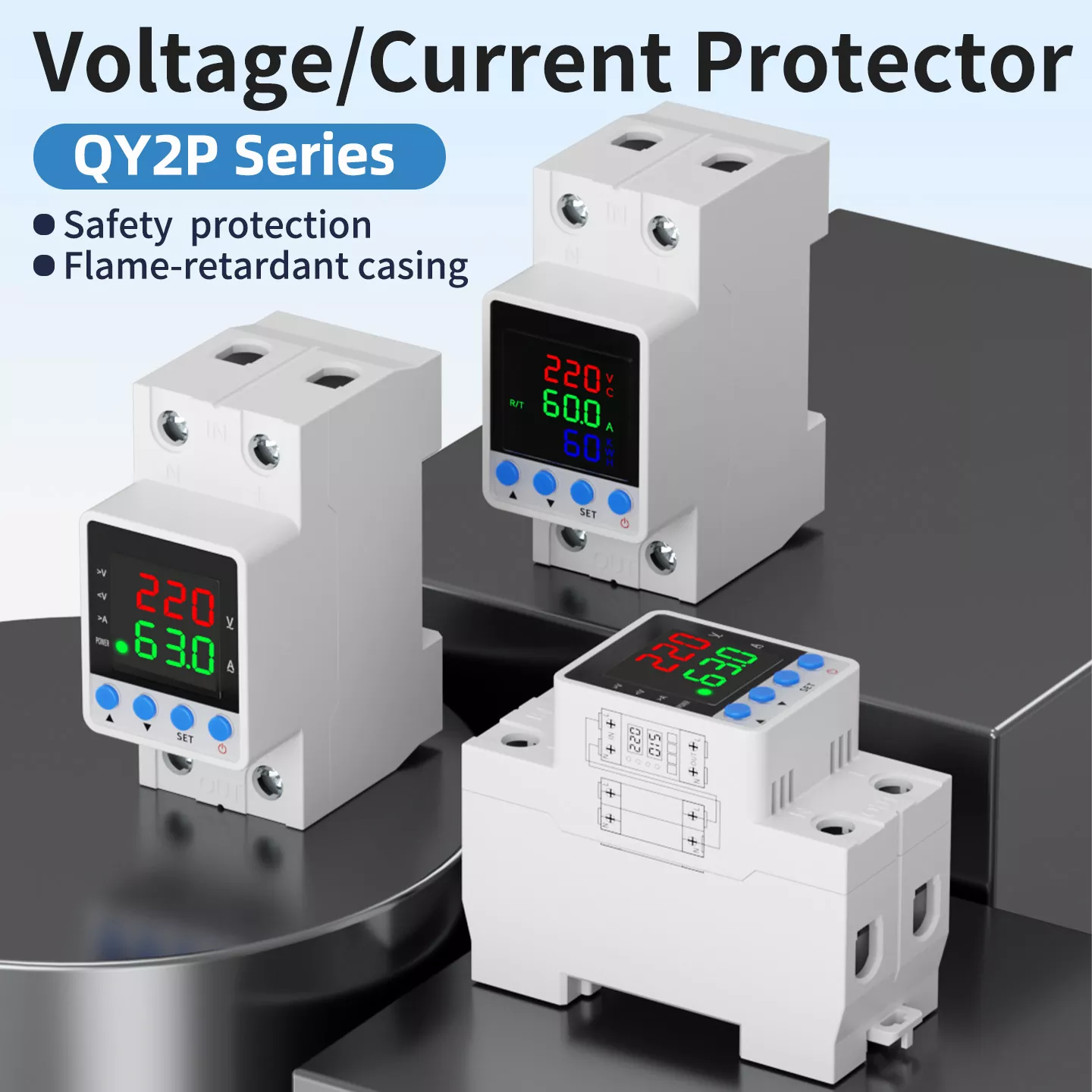QY2P 電圧および電流プロテクタ